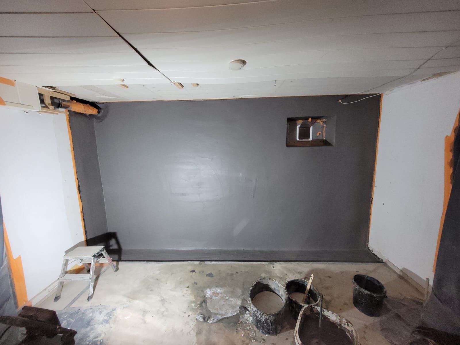 Während der Bauphase